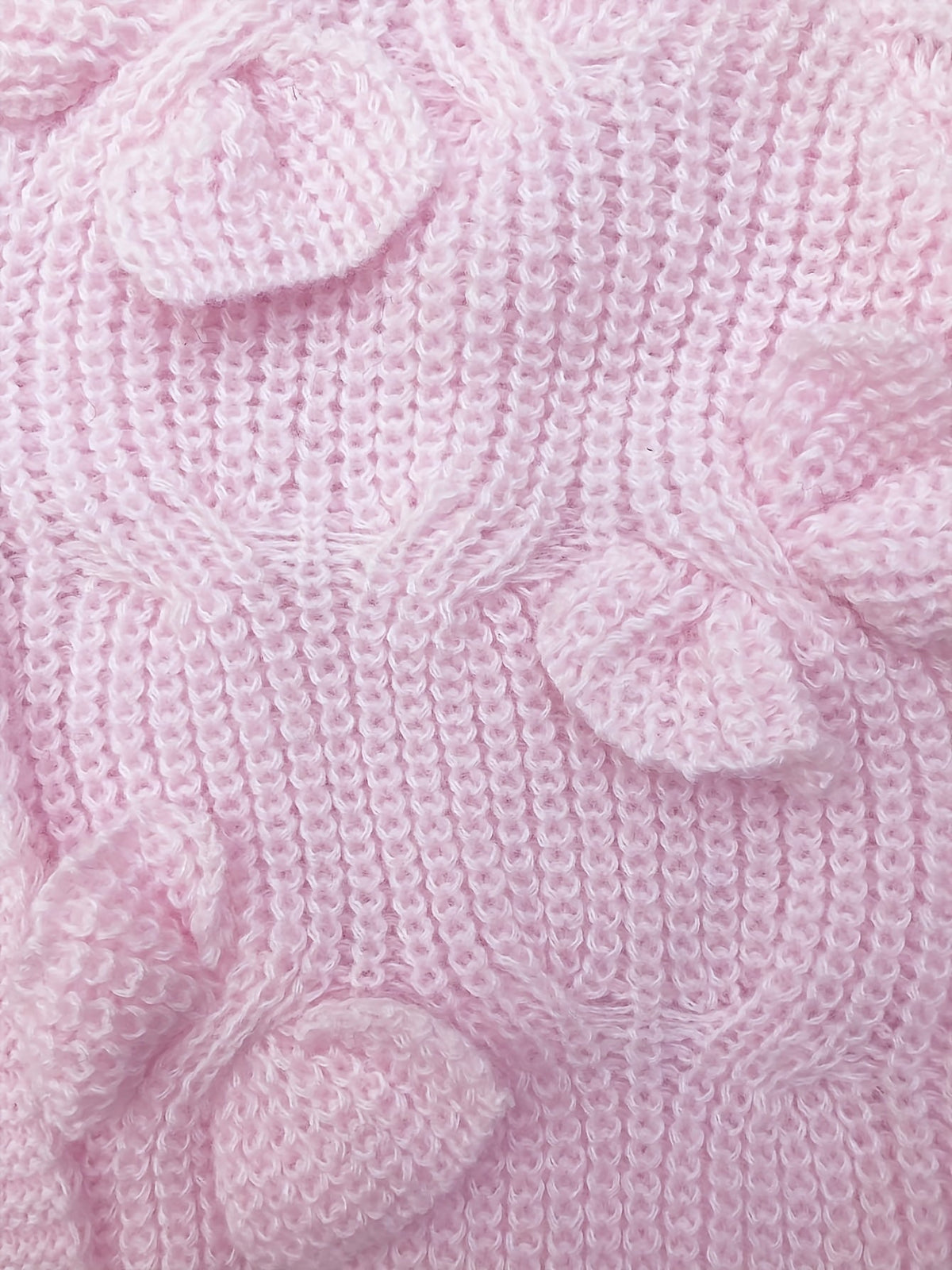 Perpetua – Bow-Detail Cable-Knit Cardigan