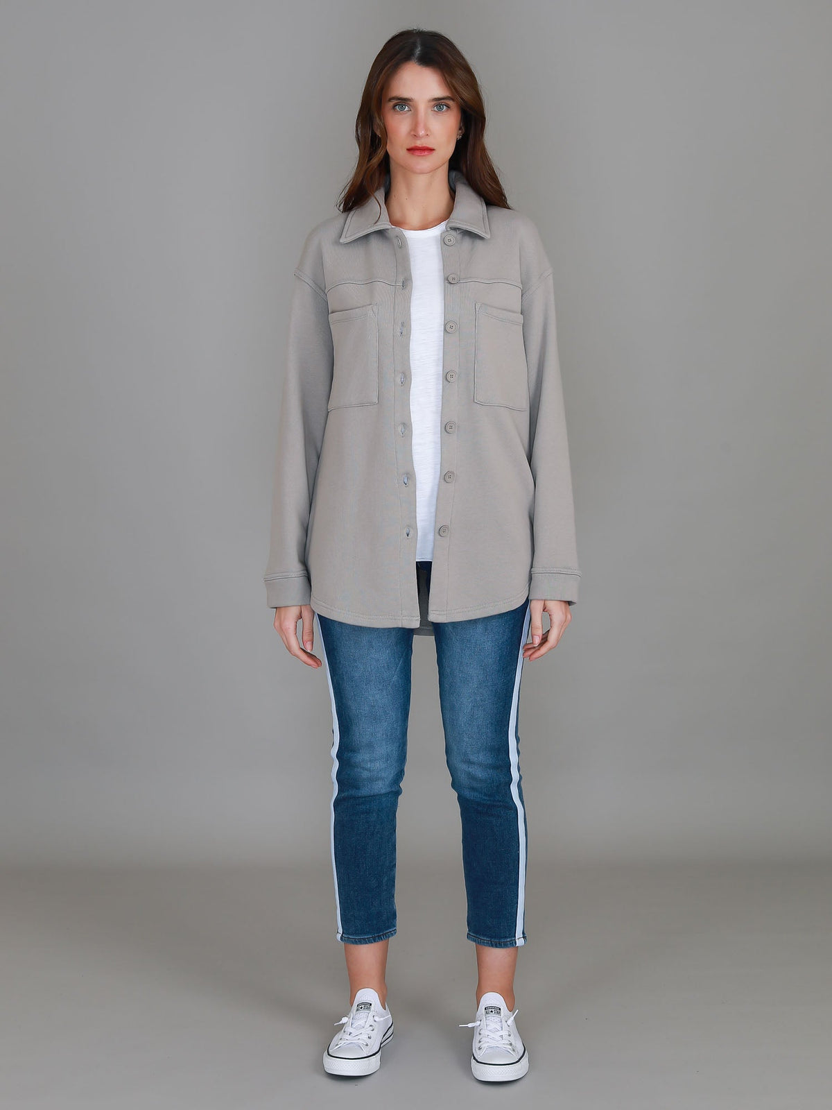 Glenda – Oversized Button-Down Shacket