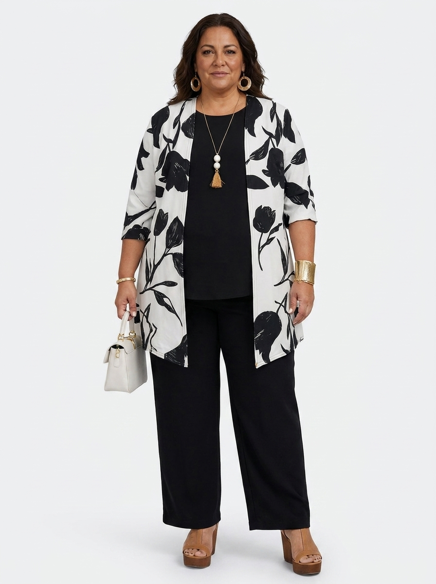 Mhairi – Floral Print Three-Piece Set