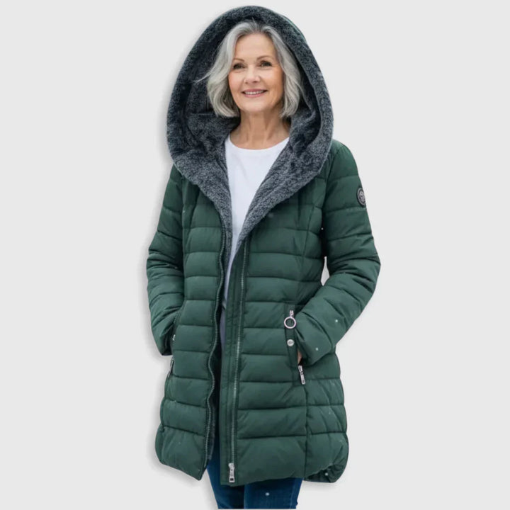 Isadora – Quilted Hooded Puffer Coat