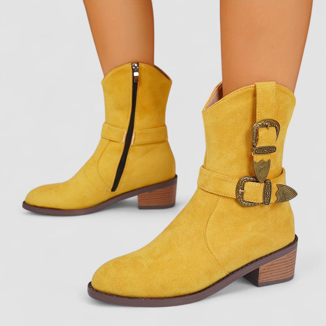 Susanna – Western Buckle Boots