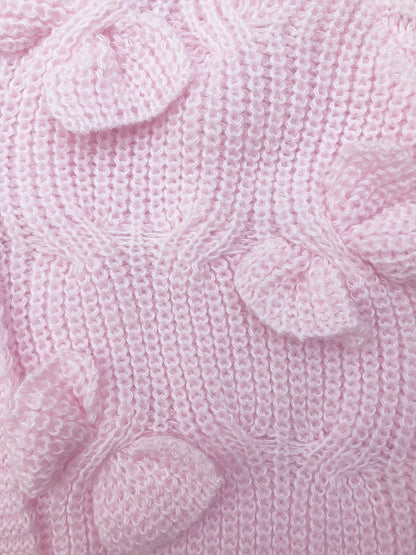 Perpetua – Bow-Detail Cable-Knit Cardigan