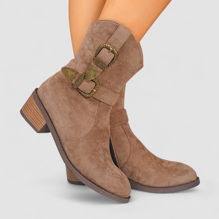 Susanna – Western Buckle Boots