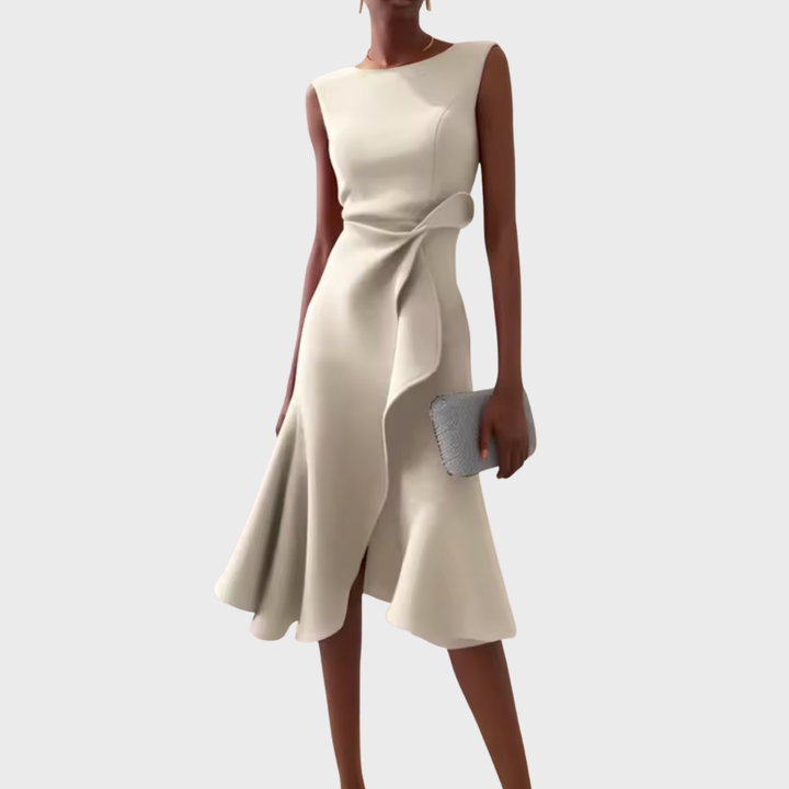Rhiannon | Draped Asymmetric Midi