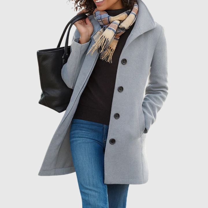 Morwenna – Classic Tailored Single-Breasted Coat