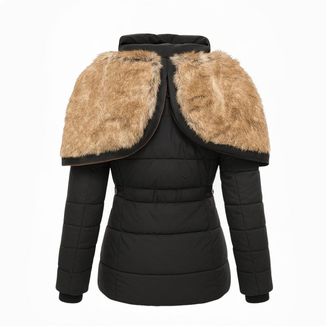 Perpetua – Insulated Winter Coat with Faux Fur Hood