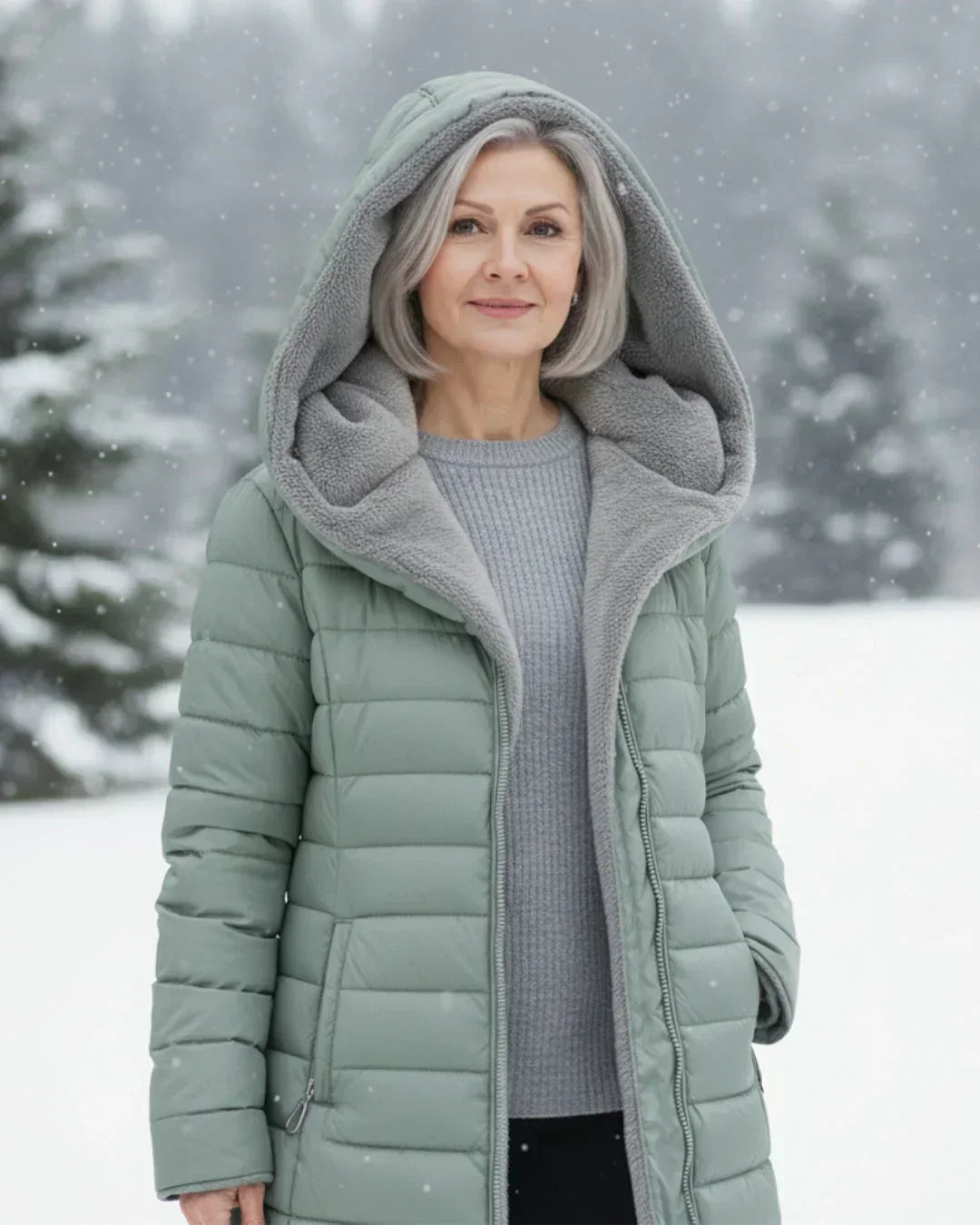 Isadora – Quilted Hooded Puffer Coat