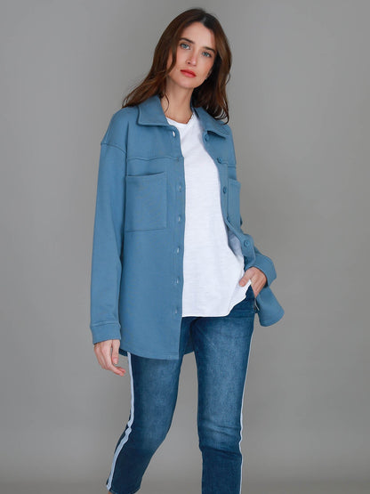 Glenda – Oversized Button-Down Shacket