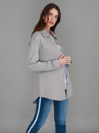 Glenda – Oversized Button-Down Shacket