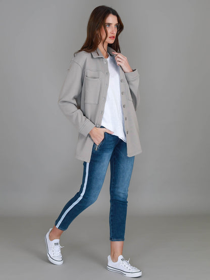 Glenda – Oversized Button-Down Shacket
