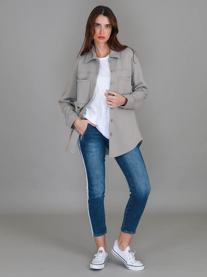 Glenda – Oversized Button-Down Shacket