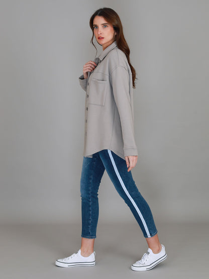 Glenda – Oversized Button-Down Shacket