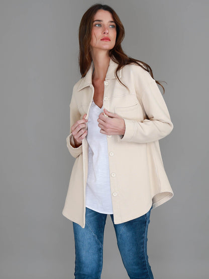 Glenda – Oversized Button-Down Shacket