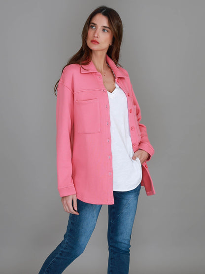 Glenda – Oversized Button-Down Shacket