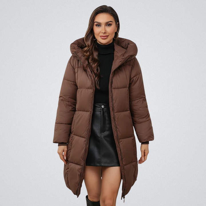 Cordelia – Hooded Long Puffer Coat