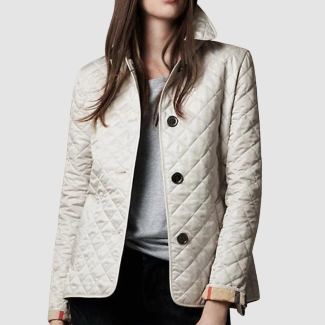 Pauline – Quilted Button-Up Jacket