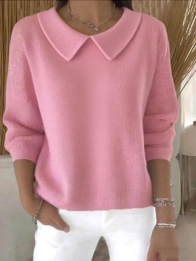 Clodagh – Peter Pan Collar Relaxed Top