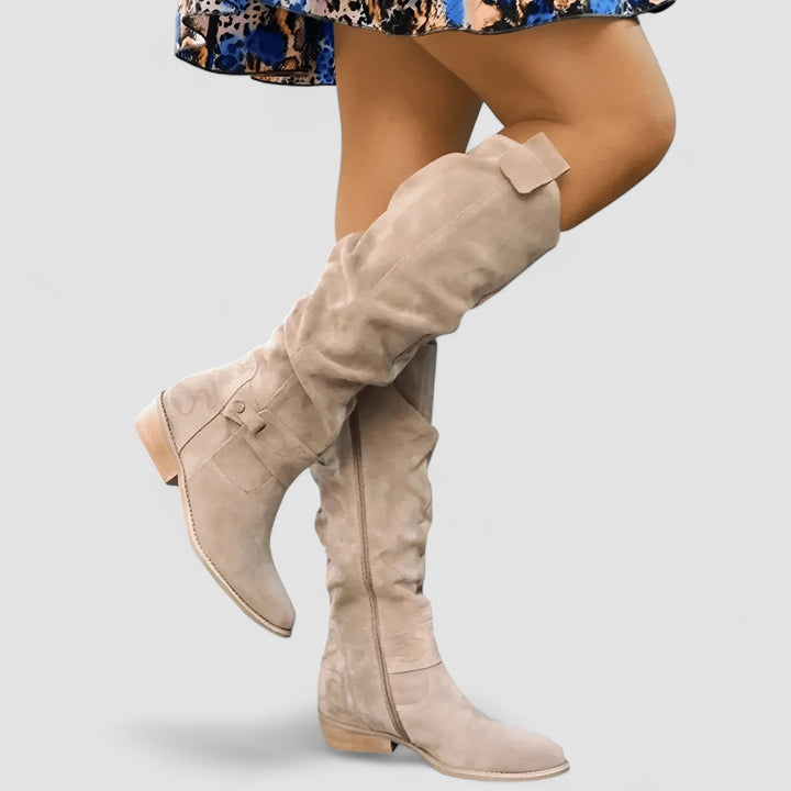 Agnes – Orthopaedic Knee-High Western Boots