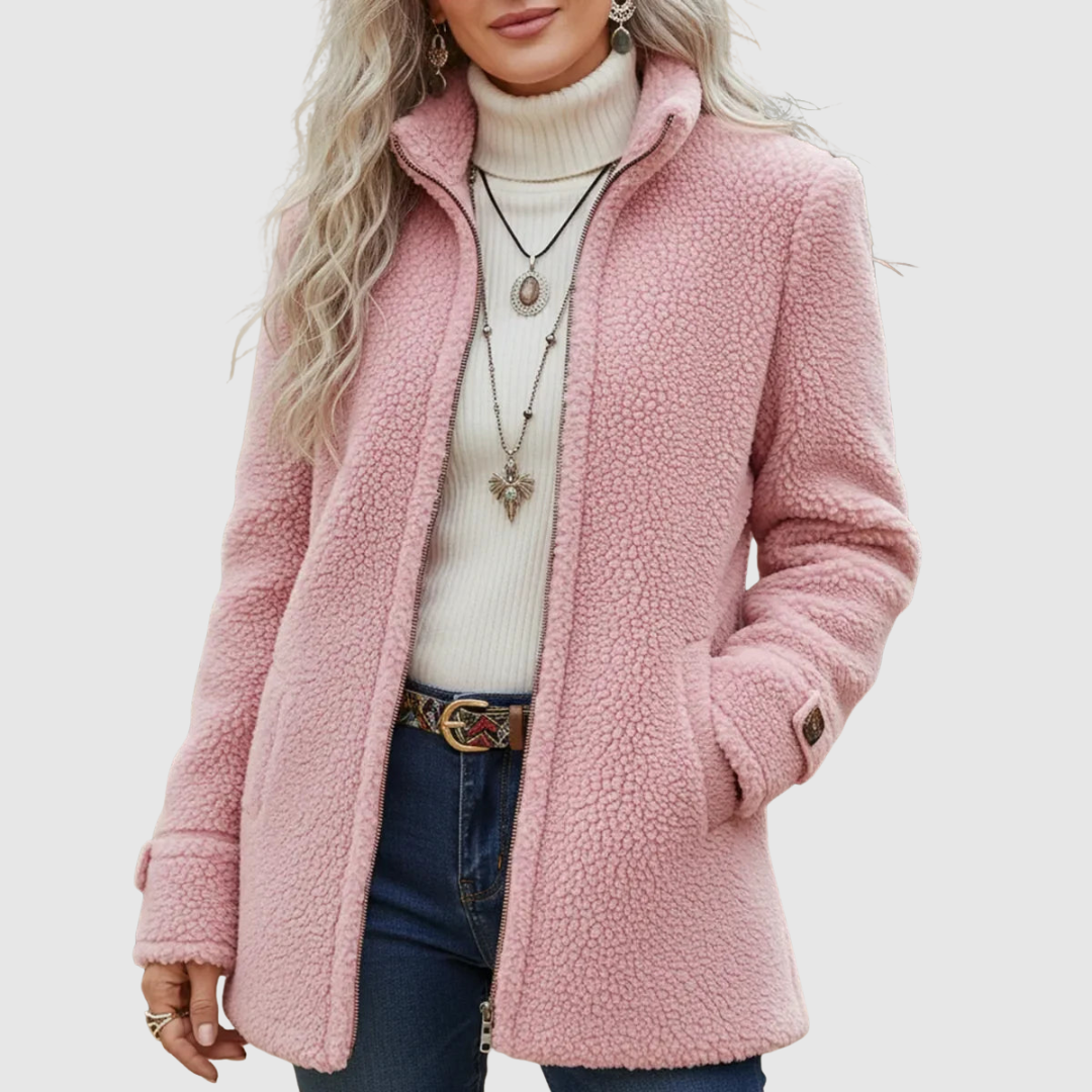 Nesta – Cosy Sherpa Full Zip Jacket