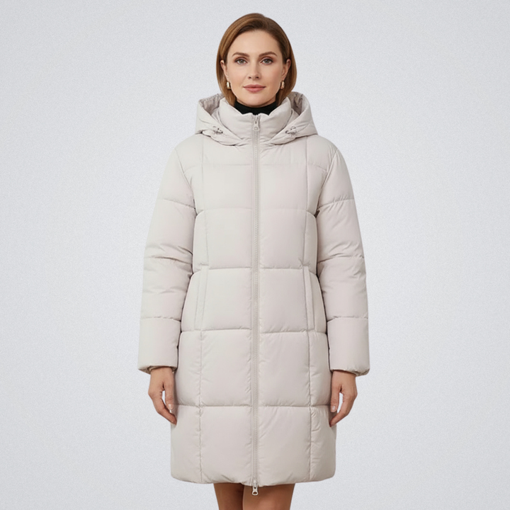 Cordelia – Hooded Long Puffer Coat