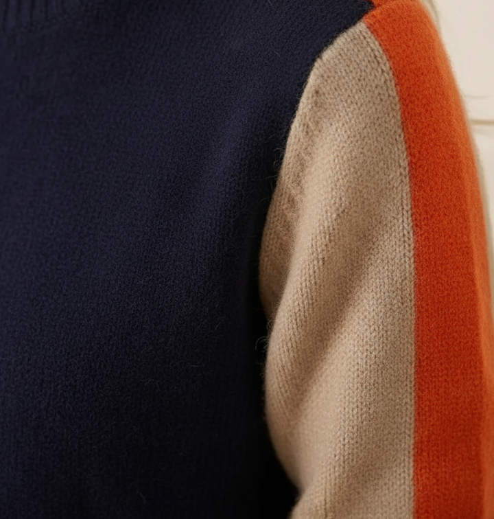 Lilian – Colour Block Knit Jumper