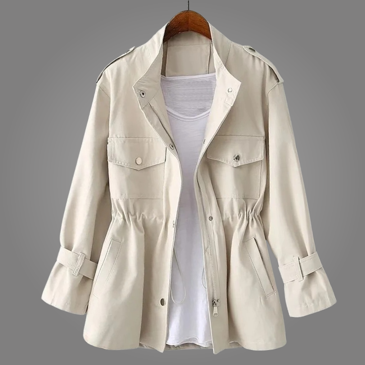Shirley – Cinched Waist Utility Jacket
