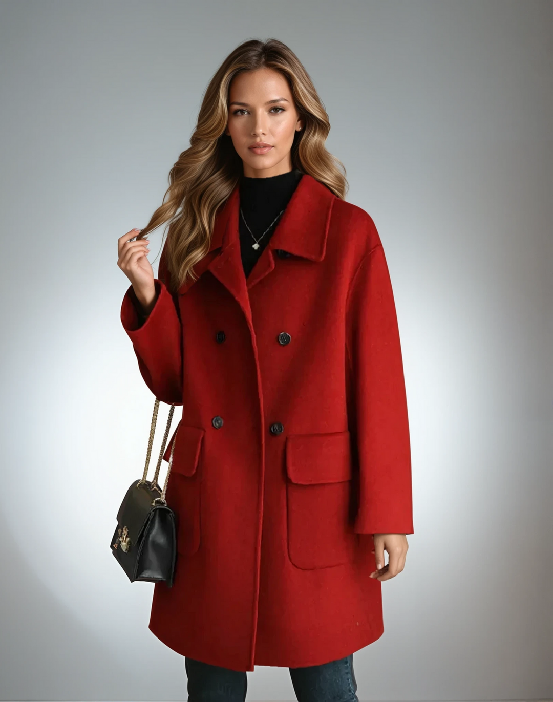 Eithne – Double-Breasted Elegant Coat
