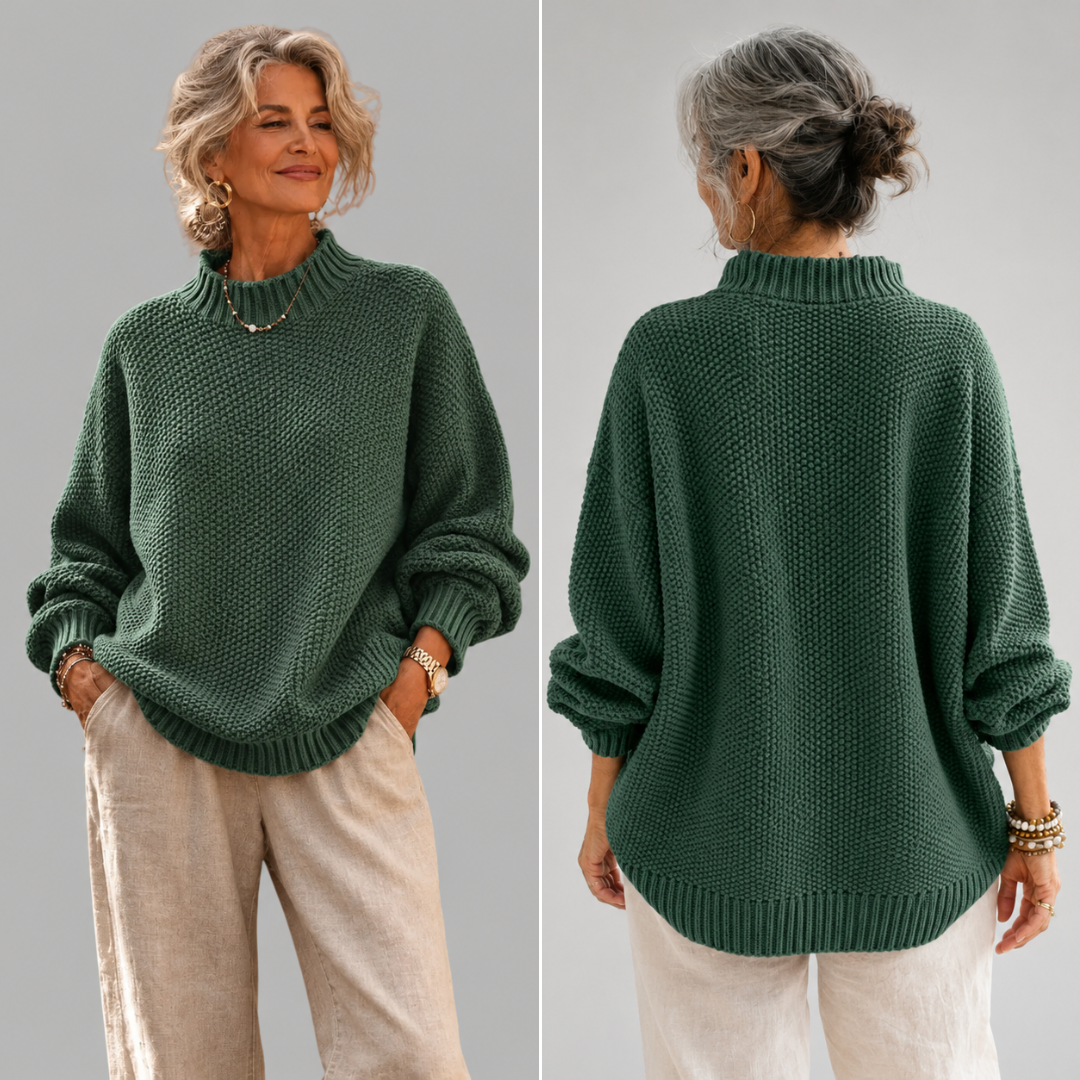 Rhoda – Relaxed Textured Knit Jumper