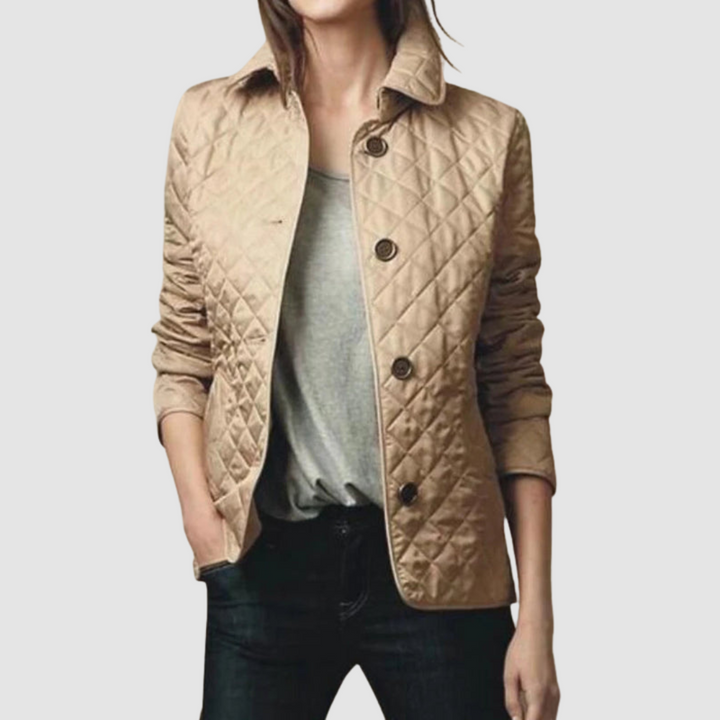 Pauline – Quilted Button-Up Jacket