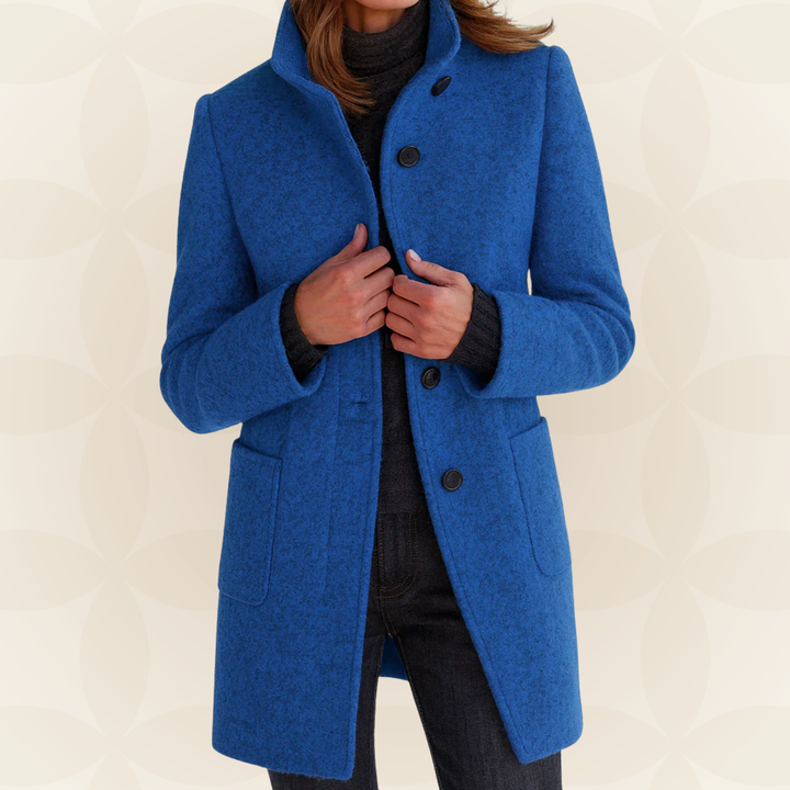 Eithne – Tailored High-Collar Coat