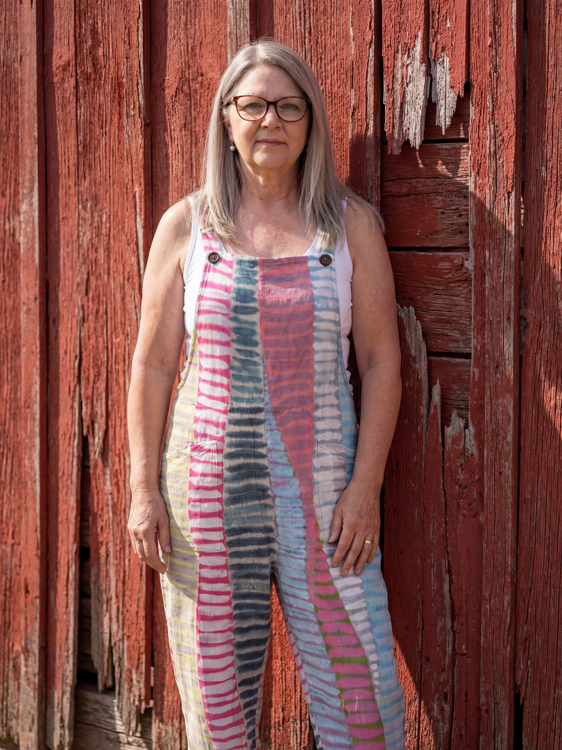 Cady | Striped Dungarees