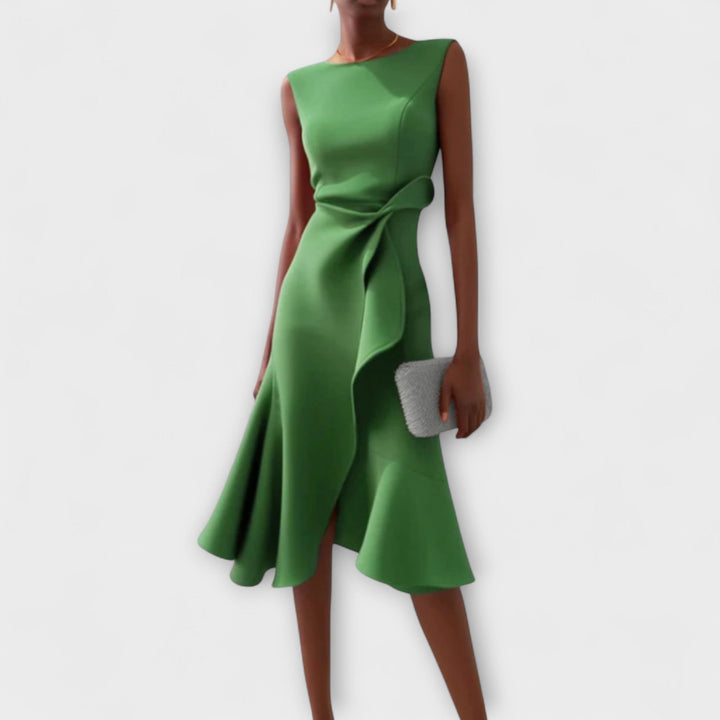 Rhiannon | Draped Asymmetric Midi
