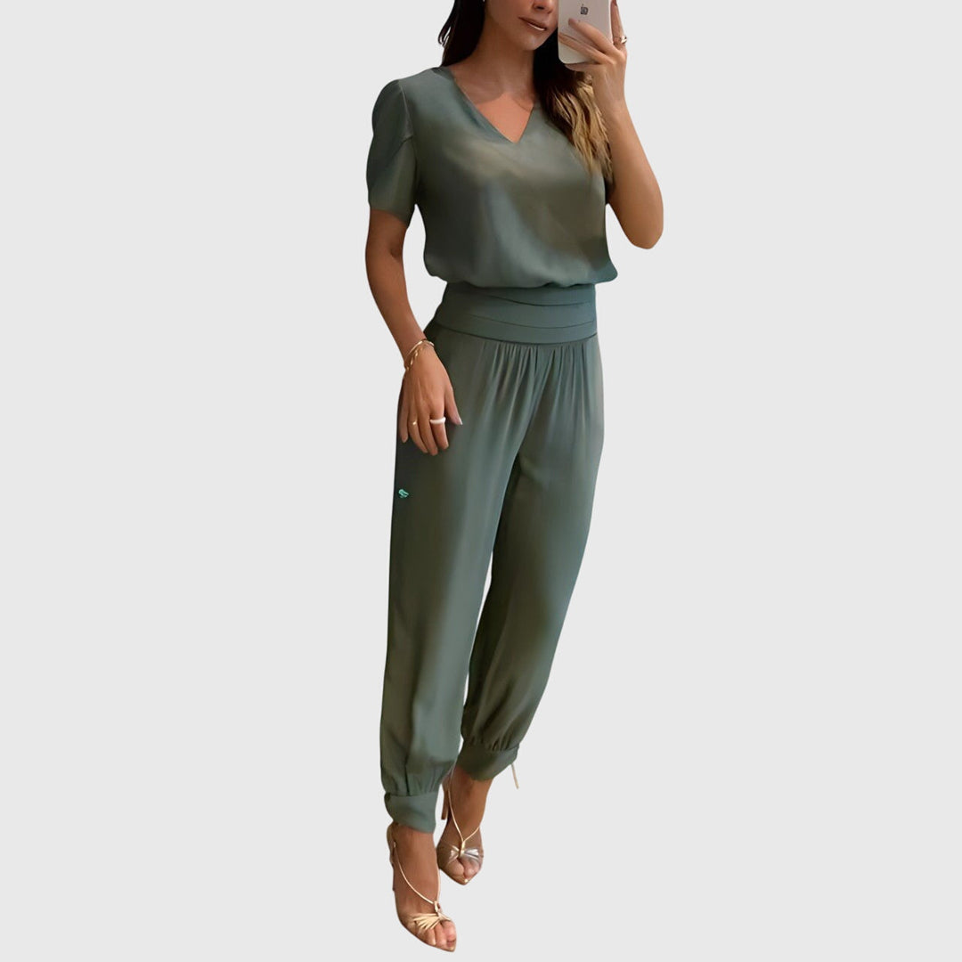Pansy | Stylish Blouse and Trousers Set