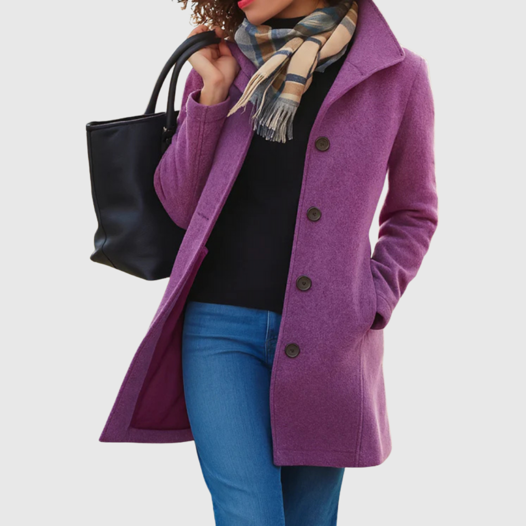 Morwenna – Classic Tailored Single-Breasted Coat