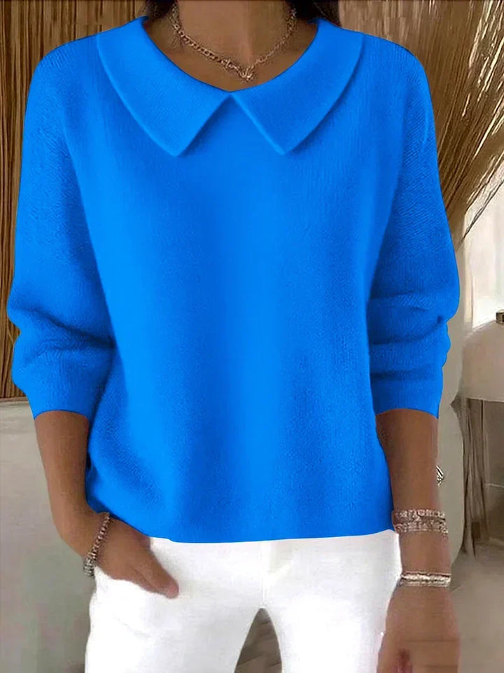 Clodagh – Peter Pan Collar Relaxed Top
