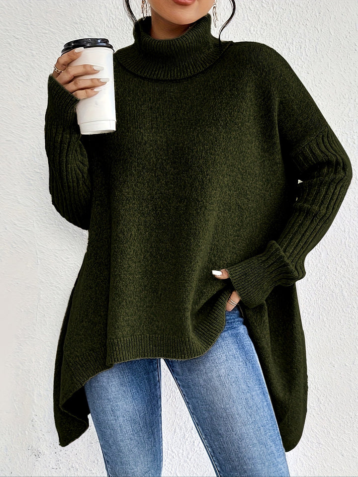 Ceridwen – Turtleneck Oversized Casual Jumper