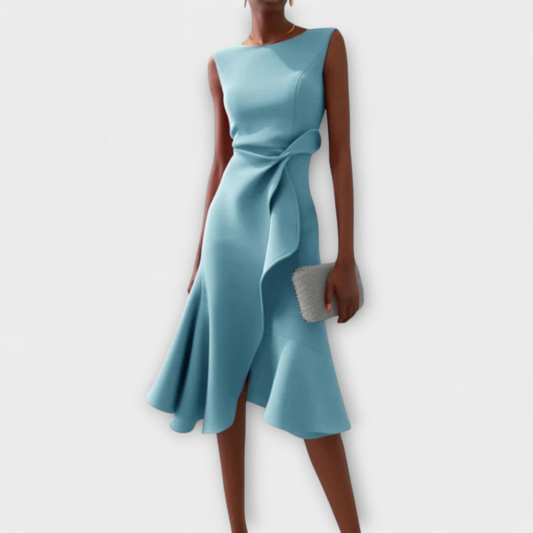 Rhiannon | Draped Asymmetric Midi