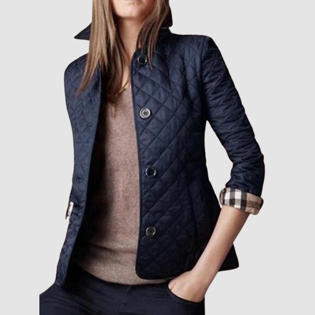Pauline – Quilted Button-Up Jacket