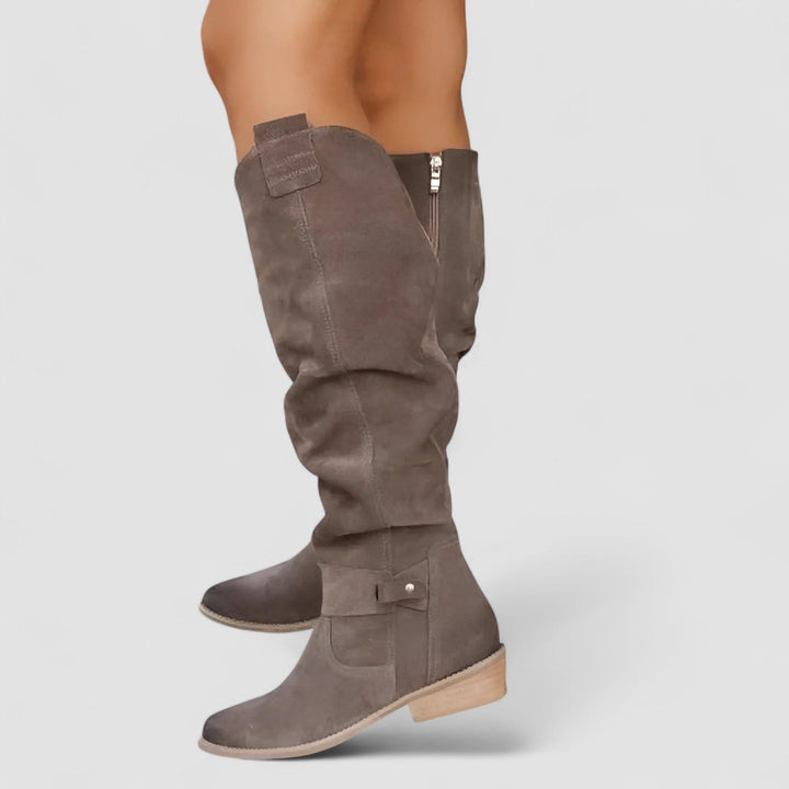 Agnes – Orthopaedic Knee-High Western Boots