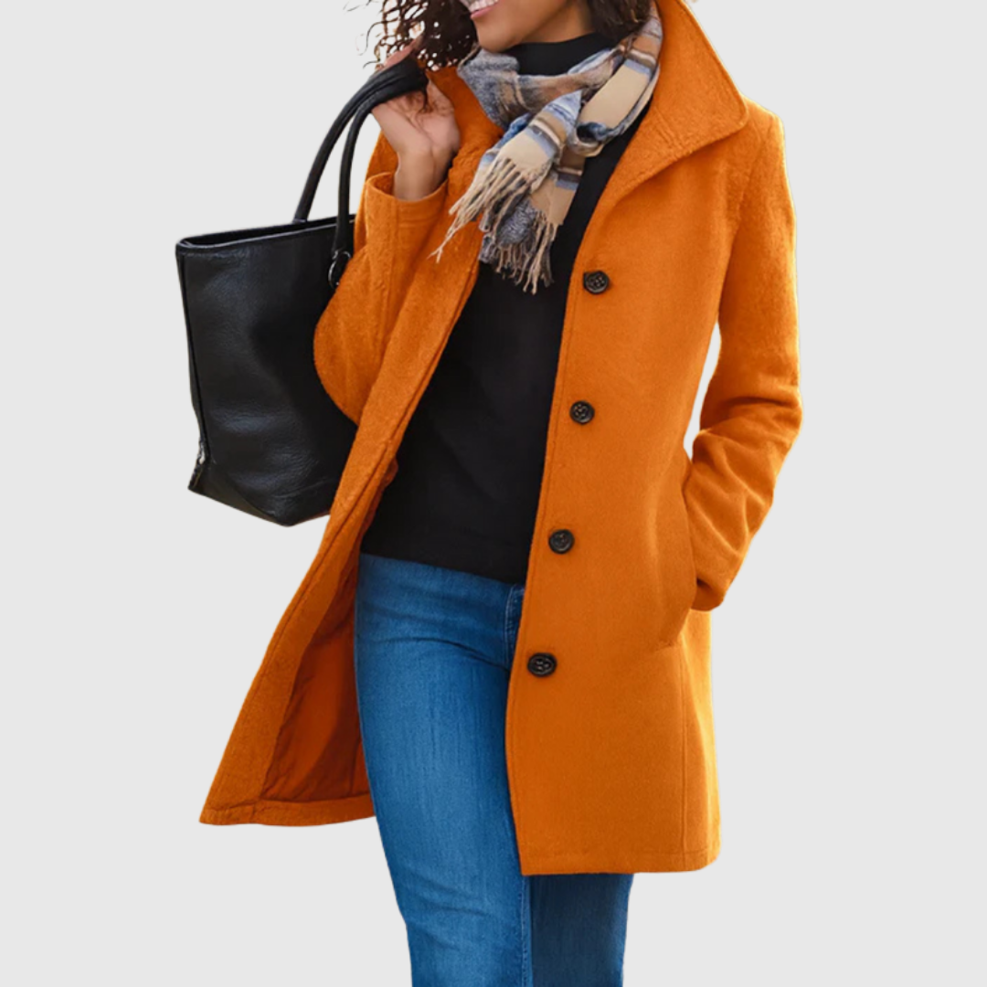 Morwenna – Classic Tailored Single-Breasted Coat