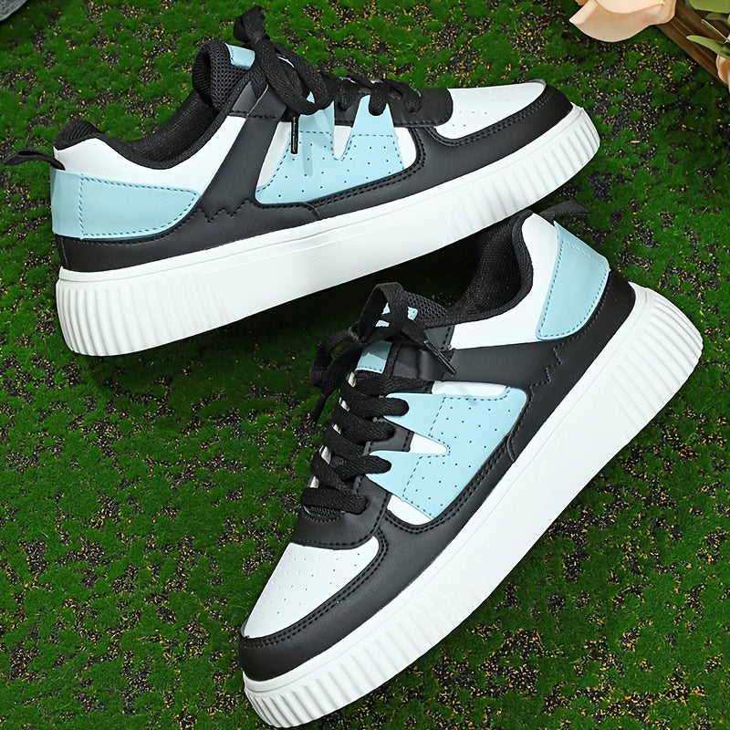 Peggy – Lace-Up Flatform Trainers