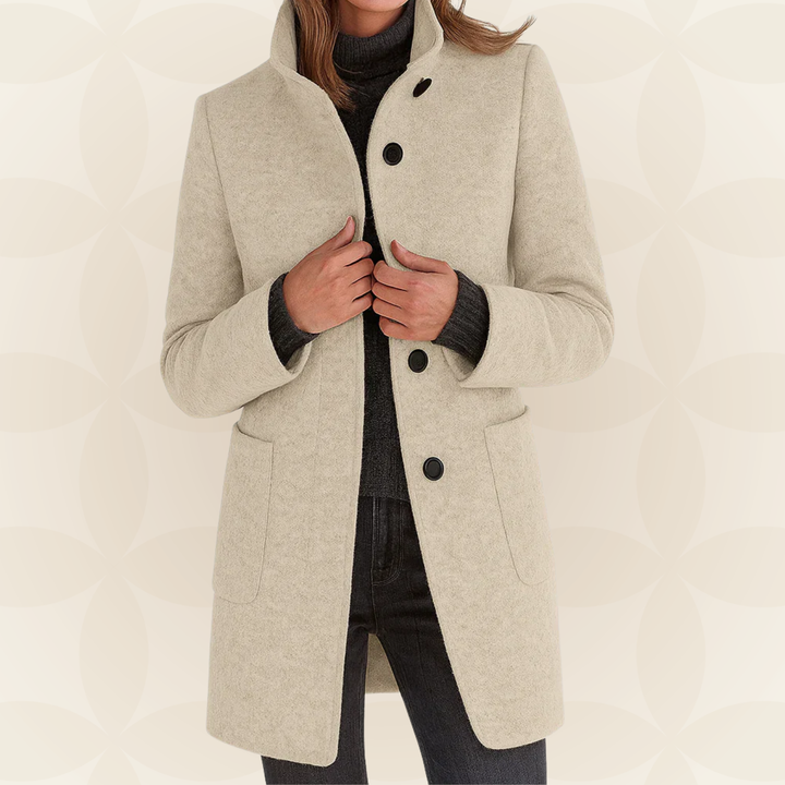 Eithne – Tailored High-Collar Coat