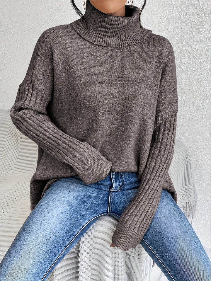 Ceridwen – Turtleneck Oversized Casual Jumper