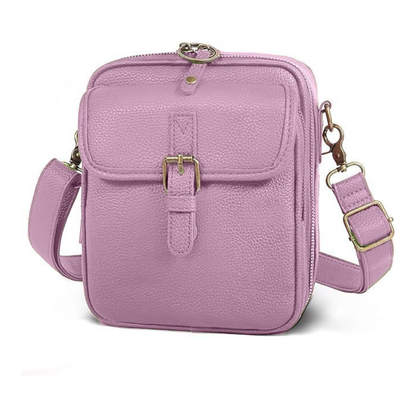 Angela – Structured Buckle Crossbody Bag