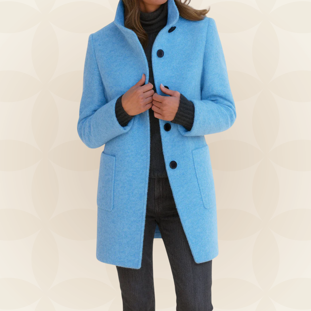 Eithne – Tailored High-Collar Coat
