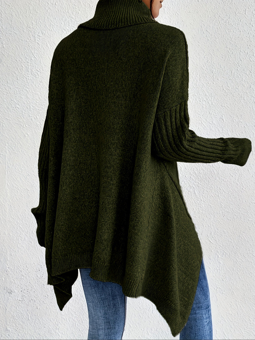 Nicola – Oversized Turtleneck Knit Jumper