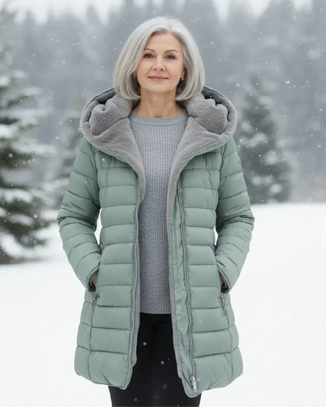 Isadora – Quilted Hooded Puffer Coat