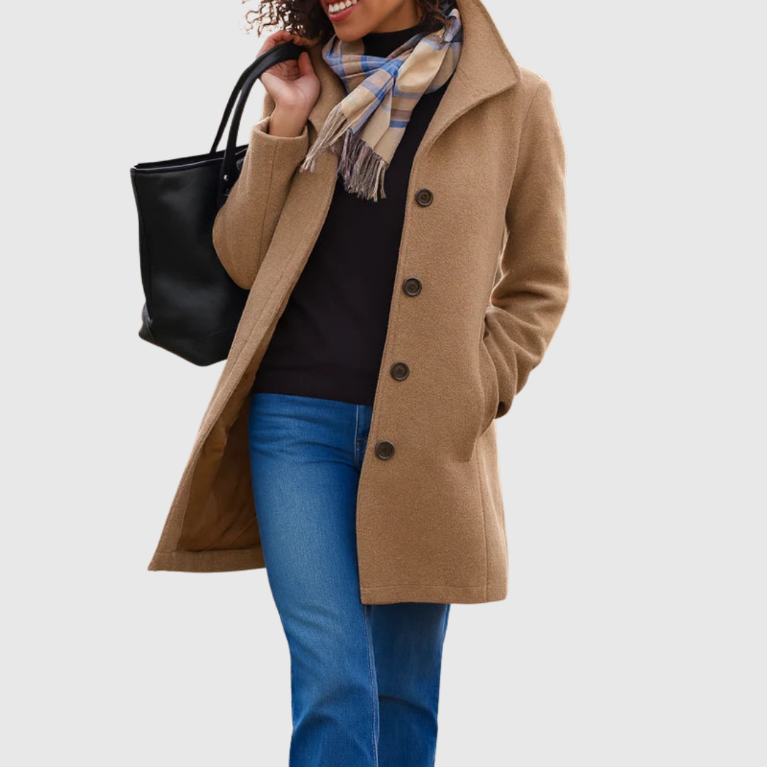 Morwenna – Classic Tailored Single-Breasted Coat