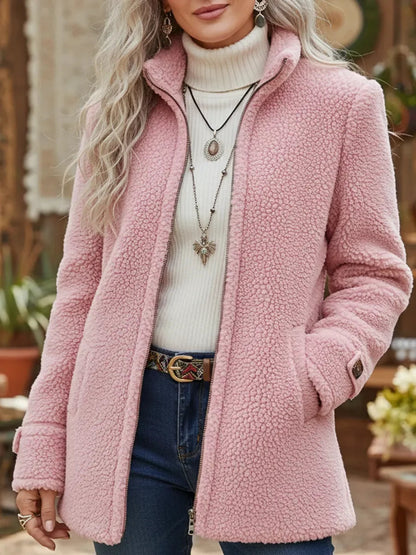 Nesta – Cosy Sherpa Full Zip Jacket
