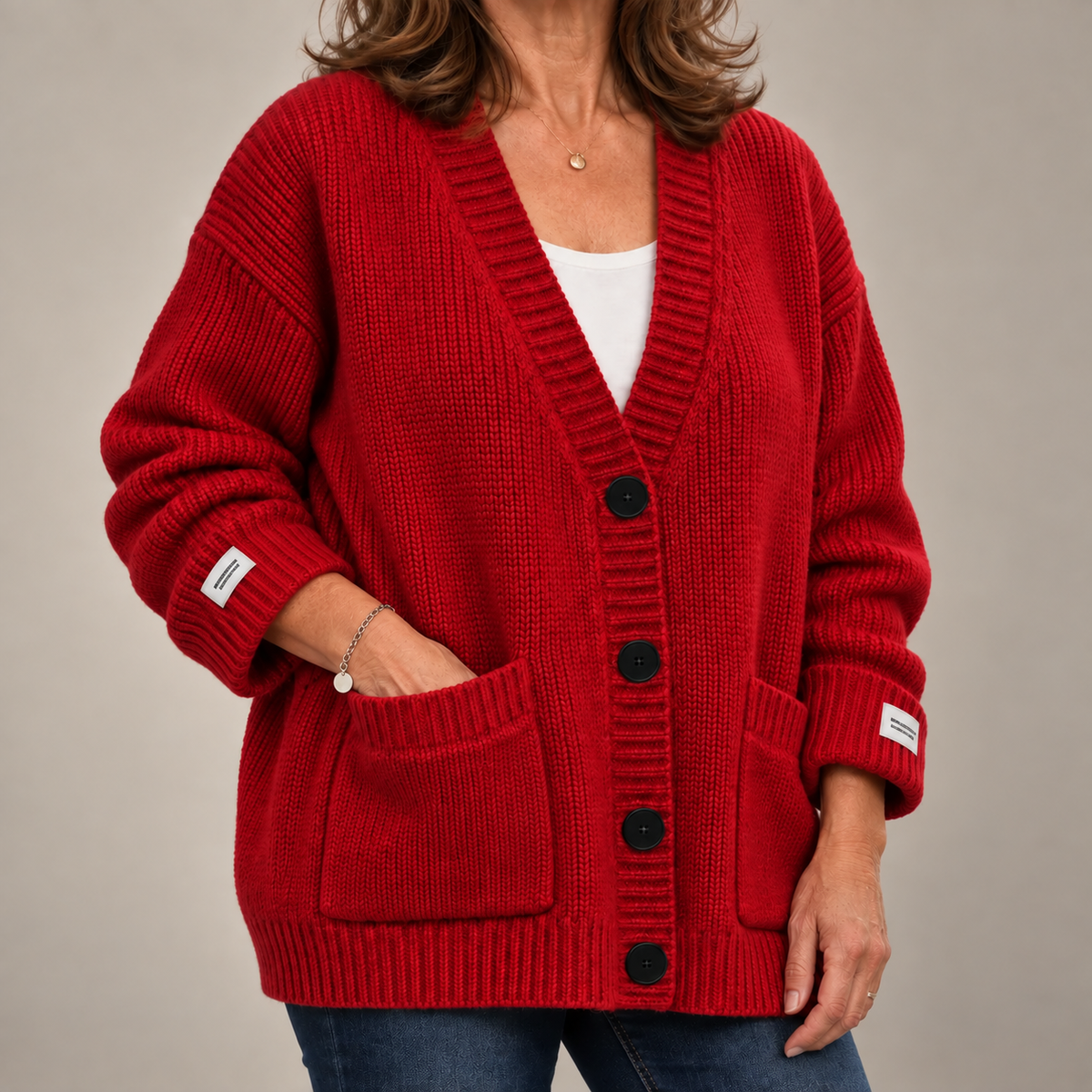 Jean – Oversized Chunky Knit Cardigan